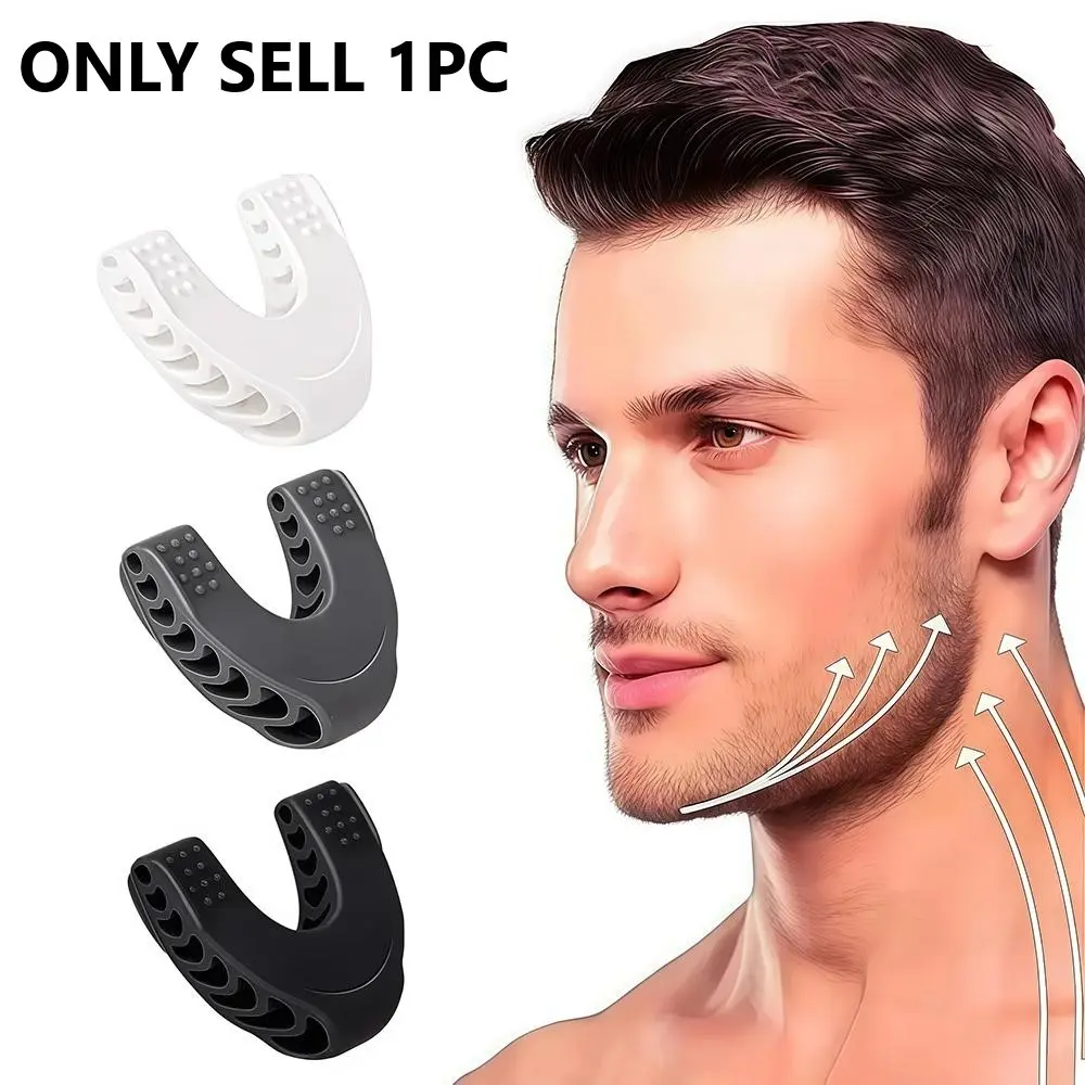 U Shape Jaw Exerciser, 1 Count Mouth Jawline Definition Facial Muscles Face Fitness Muscle Chewing Chew Ball, LINGPENG Bite Breaker Training Equipment
