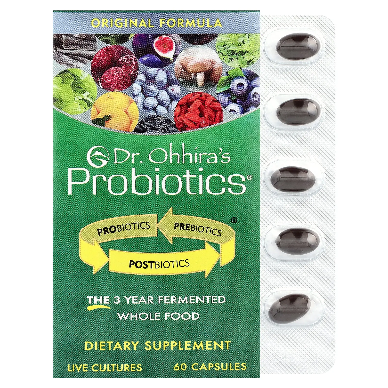 Dr. Ohhira's Probiotics®, Original Formula, 60 Capsules