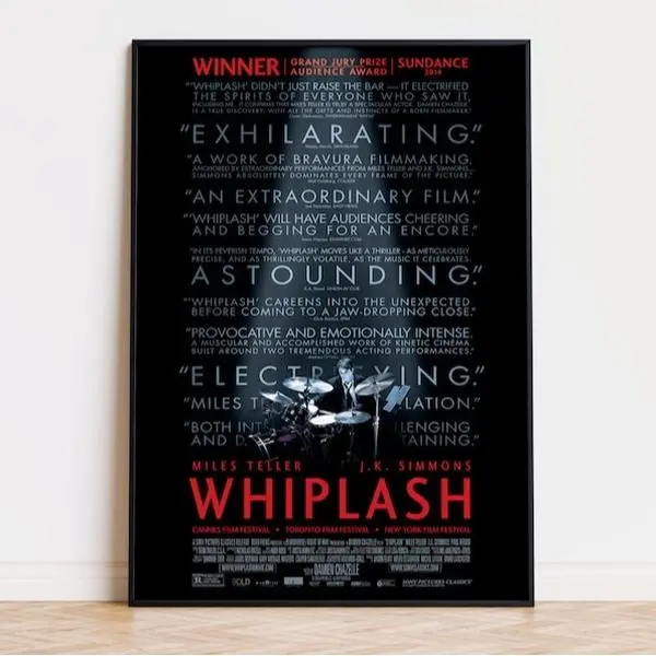 Whiplash - Movie Poster, High Quality Ready To Print