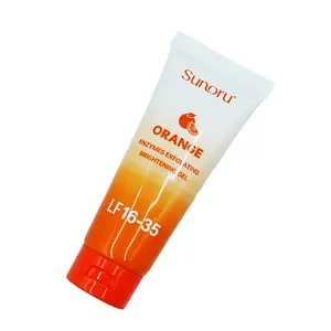 Orange Scented Exfoliator Clear Gel LF16-35 - Gentle Exfoliation for Face & Body, Deep Cleansing, Nourishing