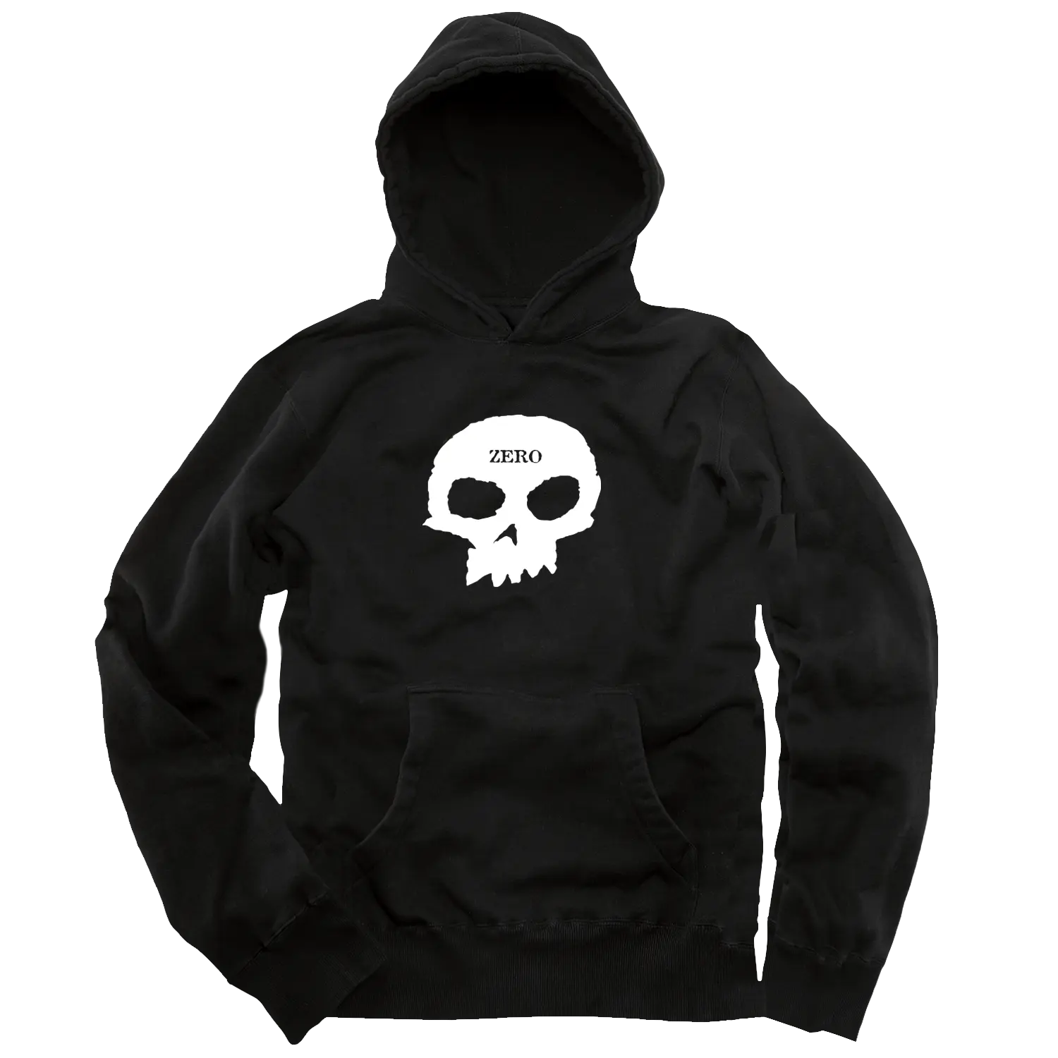 SINGLE SKULL PULLOVER - BLACK/WHITE