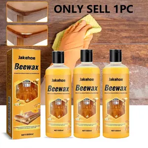 Jakehoe Floor Cleaner Liquid, Home Wooden Flooring Care, Protection & Cleaning, Stain Remover, Dust Removal, Shine Enhancer, 3pcs/2pcs/1pc