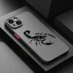 Scorpion Case for Iphone Models 11, 12, 13, 14, 15, 16, 7/8 SE, X/XS, XR, XS Max, 16 Pro Max, 15 Plus, 11 Pro, 12 Mini, 7 Plus/8 Plus Soft Phone Cover Cove Protection Cellphone