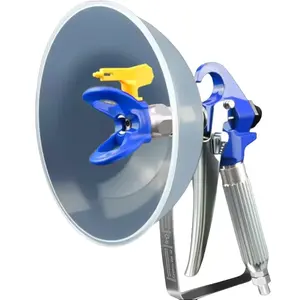 Airless Spray Gun Anti Overspray Wind Shield, 7/8 Inch Thread Exterior Wall Spray Guard