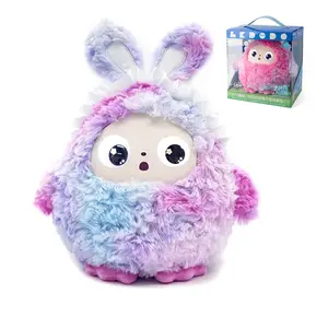 LeDouDou Smart AI Plush Companion with Multilingual Dialogue, Multi-Role Interactive Responses, Long-Term Memory & Emotional Support — Bunny-Ear Design, Smart Life Connectivity, Ideal as a Desktop Decor Piece and Premium HolidayGift