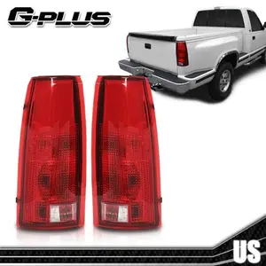 Set of 2 Tail Light Fit For 88-98 Chevy K1500 Silverado LH & RH w/ Bulb G-PLUS