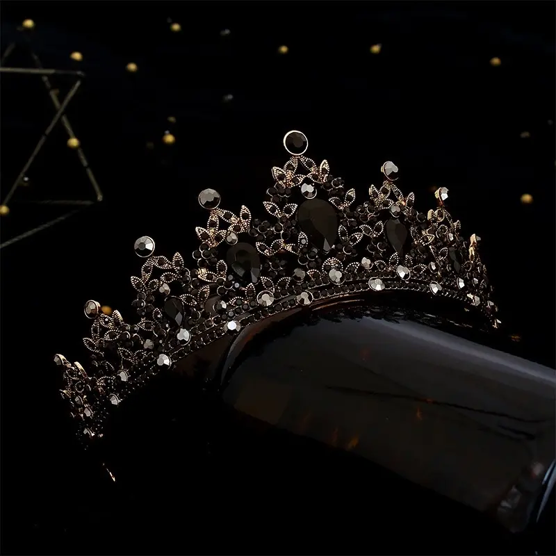 Black tiara crown for women , Birthday gift ,Christmas gift ,Anniversary present ,graduation gifts ,costume
