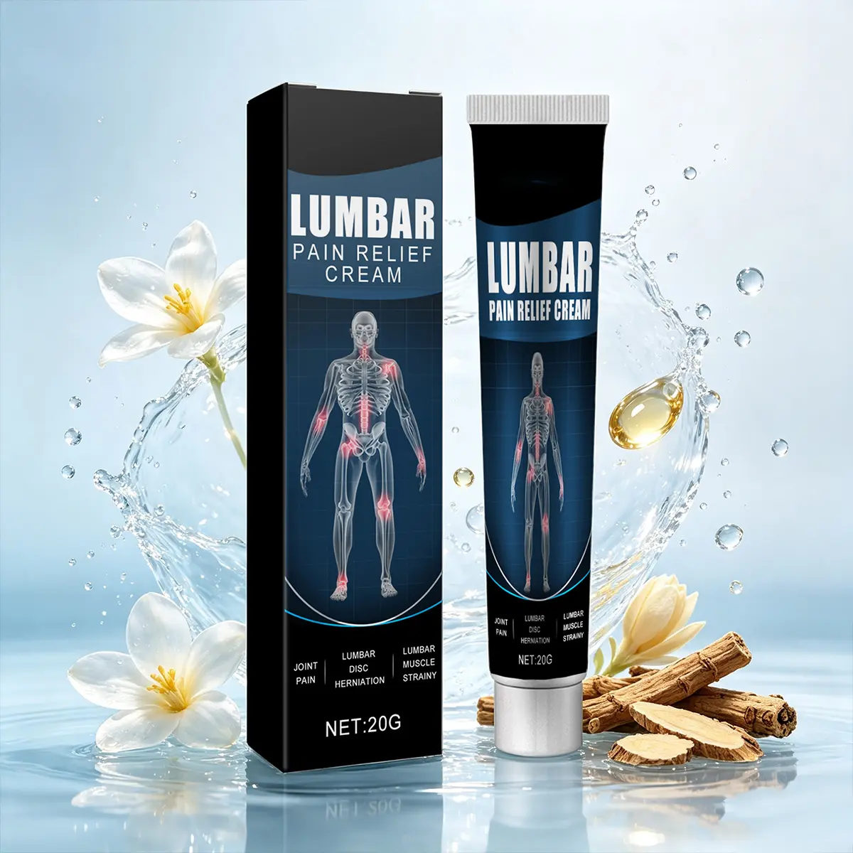 Joint & Muscle Soothing Cream – Fast Absorbing Massage Care for Back, Knees, Hands & Wrists Comfort, Daily Body Moisturizer