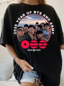 [SALE UP TO 30%] Bangtan Boys 2026 Tshirt, Bangtan Boys Music Tour, Kpop Idols Shirt, Boybang Korean Music Shirt