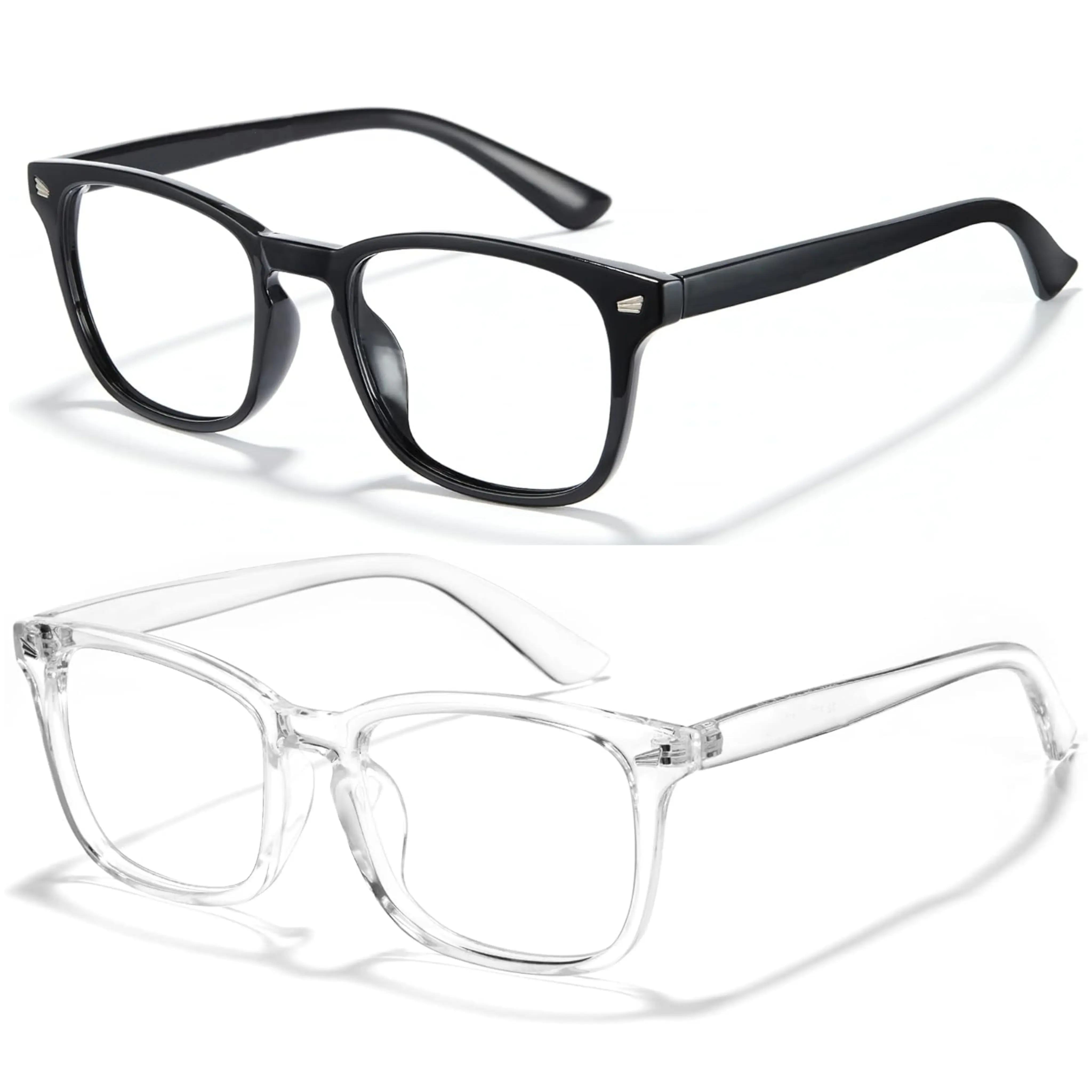 Blue light glasses 2026 glasses Computer gaming Glasses Stylish Design Frame Width Match Every Face Timeless Classic Unisex Glasses For Gaming/TV/Phone Hd Lenses Screen