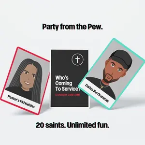 Who’s Coming To Service | Christian Card Game