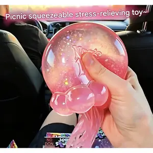 Slow Rising Soft Gel Fidget Toy |Jellyfish & Octopus Squishy Stress Relief Toy | Anxiety Relief Squeeze Toy for Kids & Adults