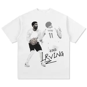Kyriee Irving Tee Vintage T-shirt, DTG Printing, Unisex Cotton Crewneck Made Using 100% Us Cotton, Design & Printed In The USA  2024