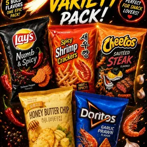 Assorted Exotic Flavor Potato Chips Pack #2