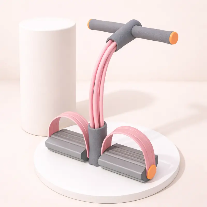 Manual Tension Training Pedal Resistance Band, Eco-Friendly Natural Latex Yoga Stretching Band, Multifunctional Adjustable Elastic Band for Home Gym Arm & Waist and Abdomen Training, Exercise Equipment, Suitable for Both Men and Women