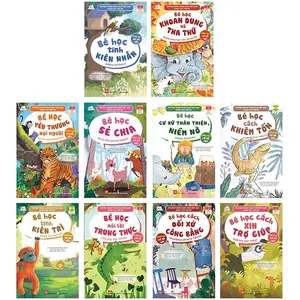Cùng Học Cư Xử Tốt - Truyện Tranh Song Ngữ Việt-Anh Dành Cho Trẻ Em - Bộ 10 Cuốn