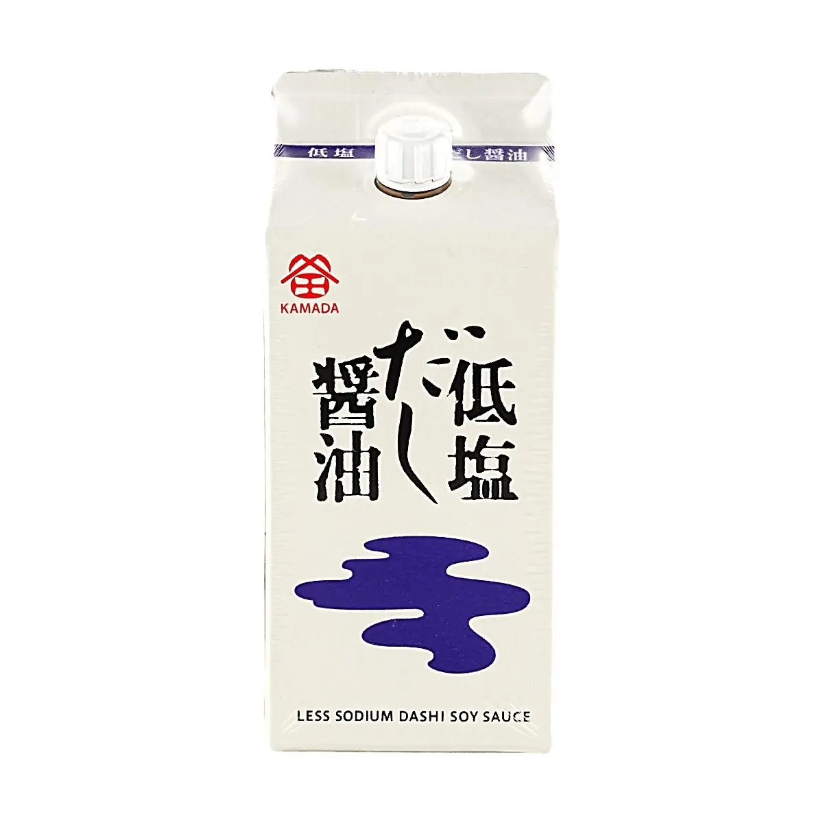 KAMADA Japanese Low Sodium Soy Sauce with Dashi Broth - 200ml, Umami Rich, Perfect for Cooking, Noodles, Sashimi, Tofu