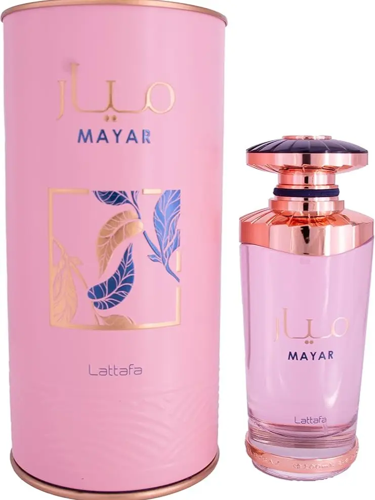 Floral Jasmine Vanilla Eau De Parfum - Lattafa  Mayar for Women Eau de Parfum Spray, 3.4 Ounces / 100 ml