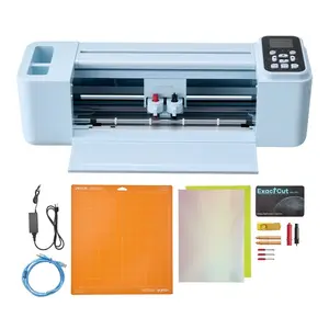 summervibes VEVOR Vinyl Cutting Machine, 12 in, Button and Screen Controlled Vinyl Cutter, 5000+ Built-in Design Resources, Compatible with Mac, Windows, Android and iOS, for Creating Customized Crafts Cards, Customizable Stickers, Diy Decal Film