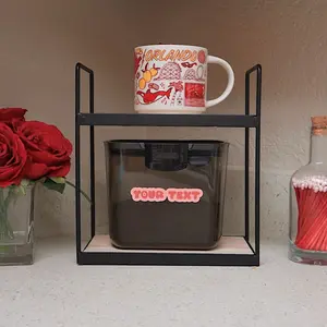 Custom Name Bubble Sticker! A Die Cut Personalized Sticker perfect for water bottles, laptops, etc.