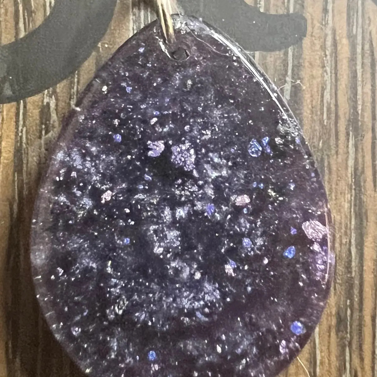 Hand made resin pendant