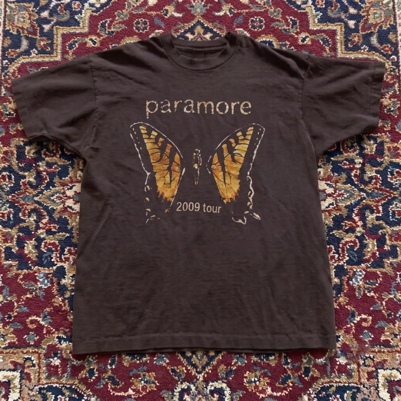 Paramore Band Graphic Tee | Black Rock Music Merch Retro Lyric Silhouette Tee Cotton