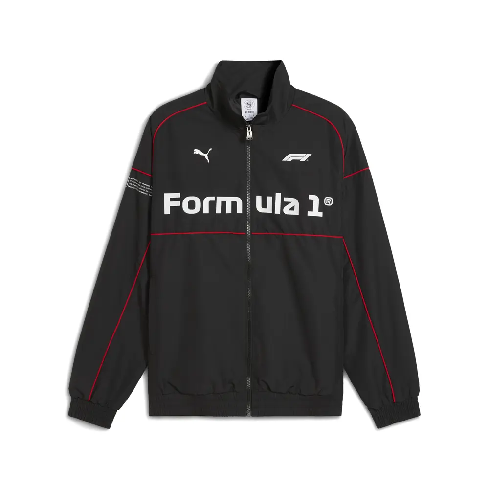 PUMA Mens Formula 1 75 Years Speed Driver Series 2.0 Motorsport Jacket Athletic Outerwear Casual - Black
