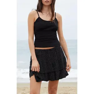 John Galt Women's Polka Dot Izzy Mini Skirt - Multicolor