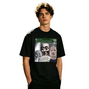 Motion at Your Front Door Tung Sahur John Pork Ai Baby Meme T Shirt Men Women's Cotton Fashion for Male T-Shirt O Neck   Tees Short Sleeve Clothing 4XL 5XL