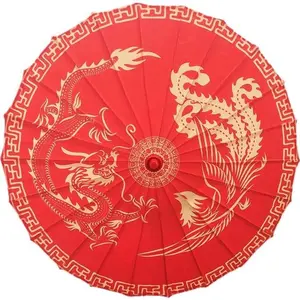Bestage Chinese Japanese Handmade Parasol Umbrella,Asian Decoration DIY Art Dance Classical Umbrella for Wedding Parties Photography Costumes Cosplay