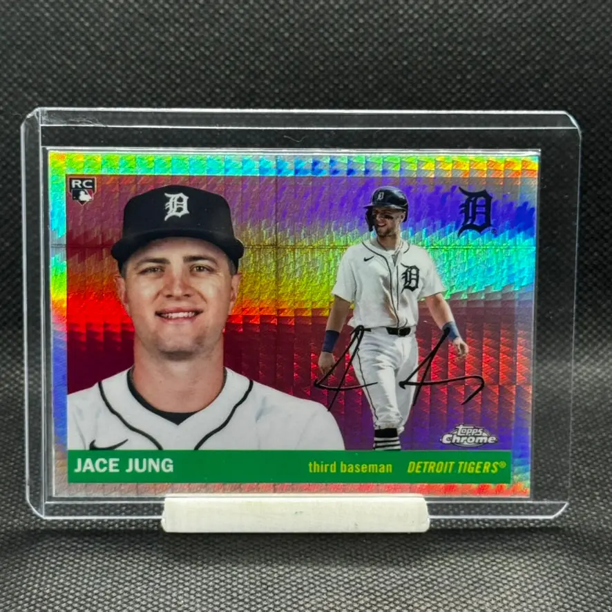 2025 Topps Chrome Jace Jung 1955 Design Refractor RC #257 (Tigers)