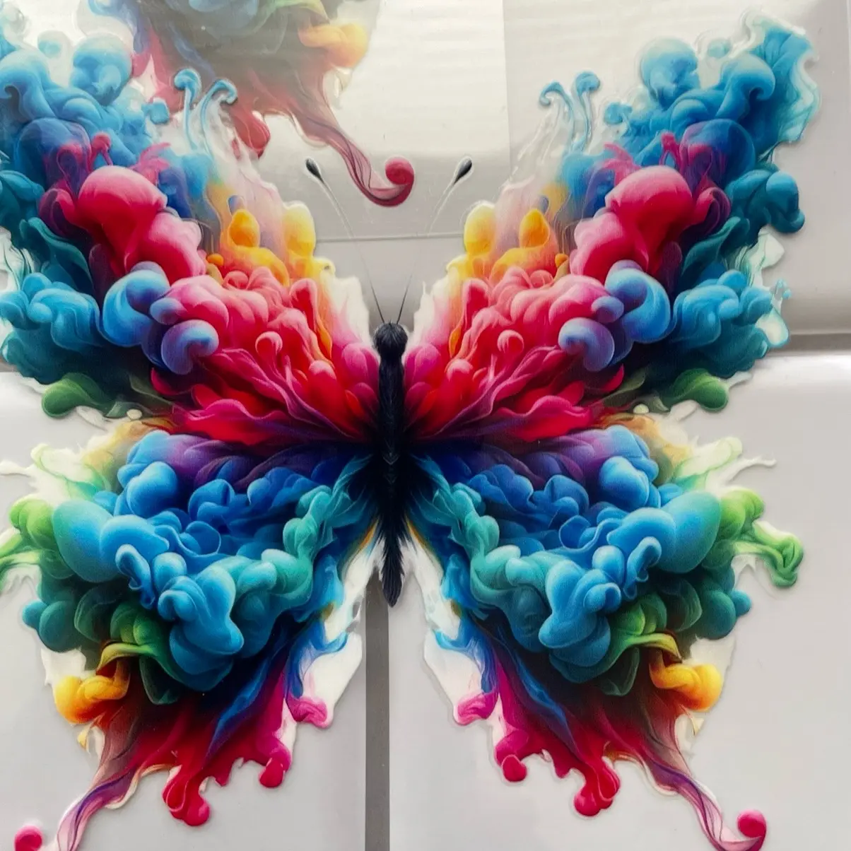 UvDtf Butterfly Decal High Quality blackboard