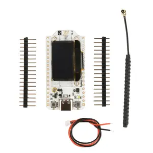 0.96" OLED Screen ESP32 S3 LoRa V3 Development Board with WiFi, Bluetooth, SX1262, CP2102 Chip, 863-928 MHz Antenna for DIY Wireless Home Security & Farm Devices