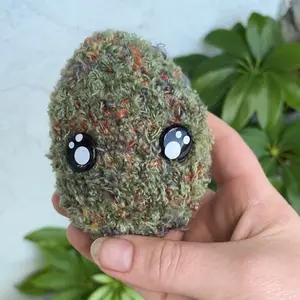 Handmade crochet nuggets