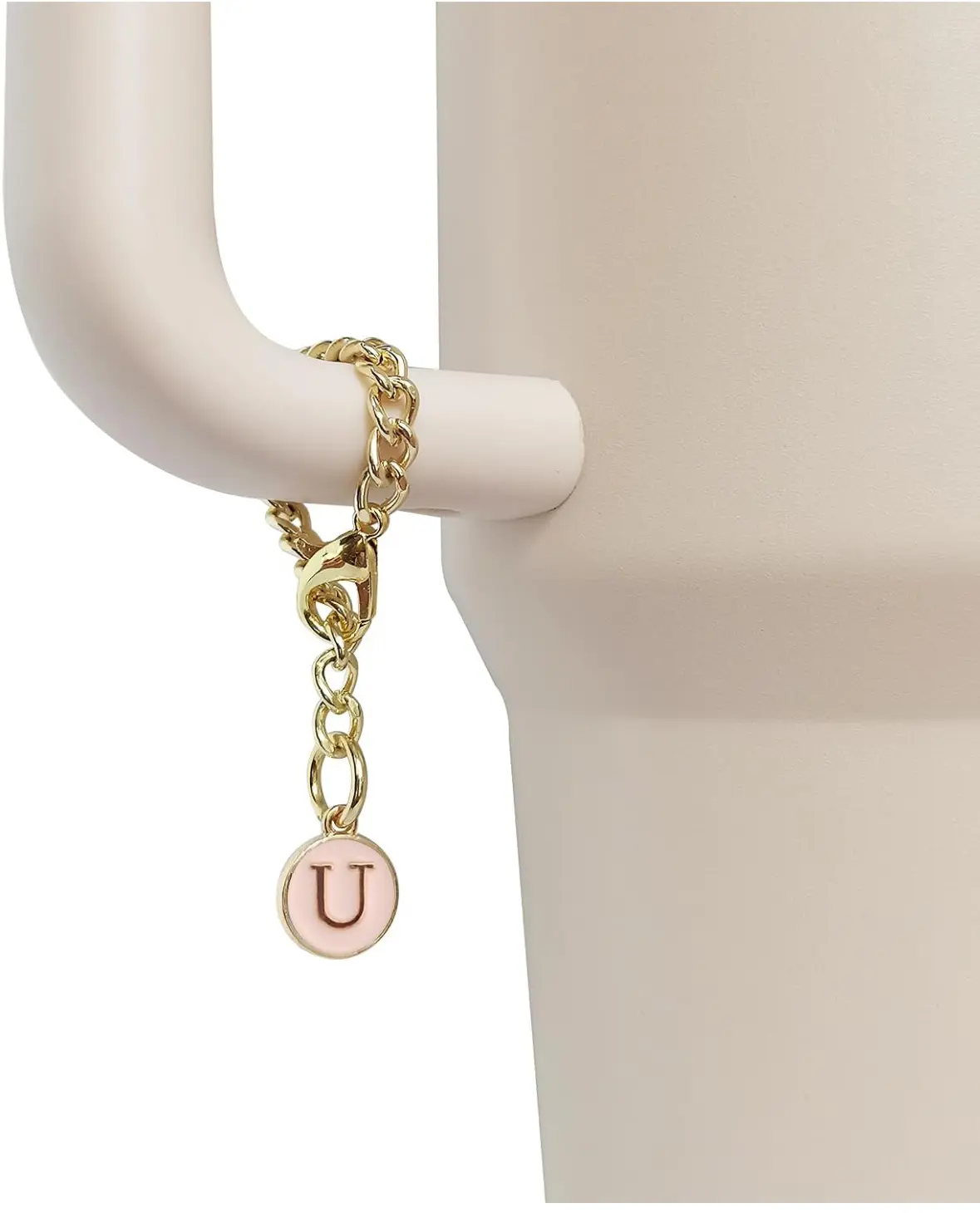 Pink Letter Charm Accessories for Cup Pink Letter Charm Accessories for Cup