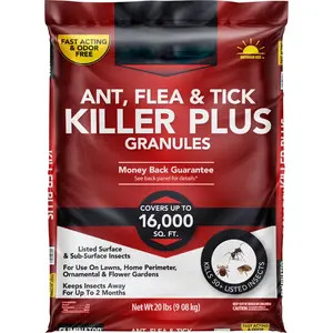Outdoor Lawn Insect Killer Granules for Ants, Fleas, Ticks, Spiders & Crawling Bugs, Fast-Acting Yard Protection, Covers Up to 16,000 Sq Ft