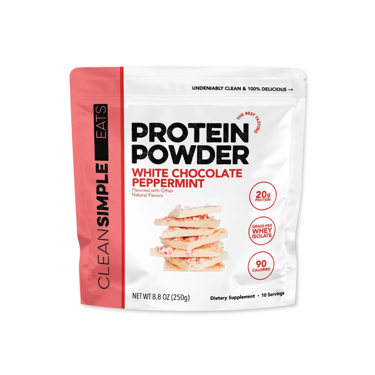 Protein Powder: White Chocolate Peppermint (10 Serving Bag) Protein Powder: White Chocolate Peppermint (10 Serving Bag)