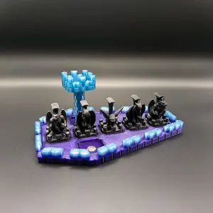 Gargoyle Sentinels Nail Stand (Handmade Magnetic Design for Easy Setup & Removal - Versatile Base & Work Stand Set for Nail Art Enthusiasts - Compact & Portable for Home & Professional Use - Press On Nails, Manicure, & Nail Tech Accessories)