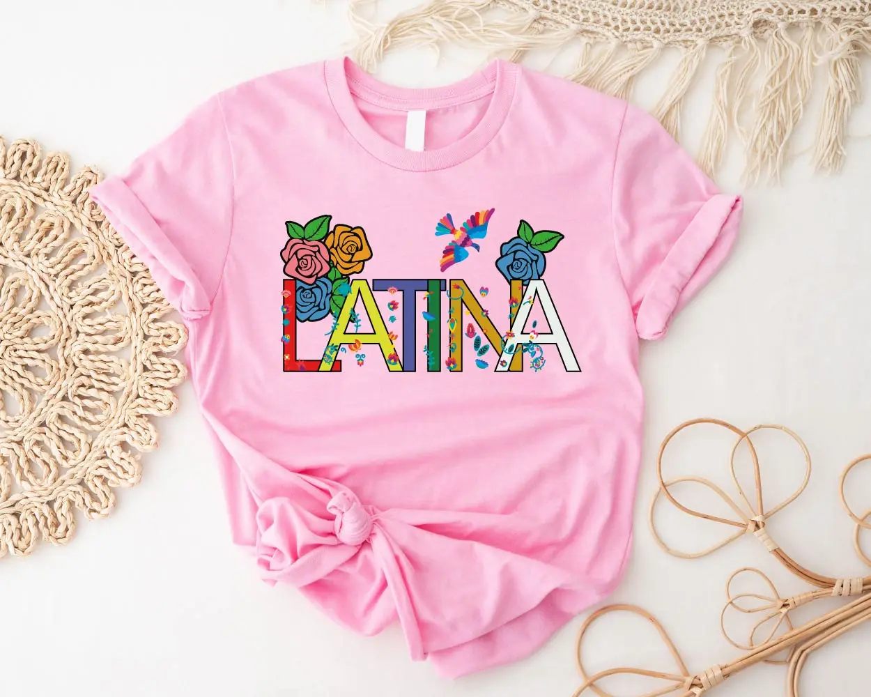 Latina Girl T-shirt, Mexican Women Shirt, Spanish Ladies Tee, Feminist Latina Girl Shirt, Cute Gift For Mexican Friends, Chicana T-shirt, Spanish Girls Tee
