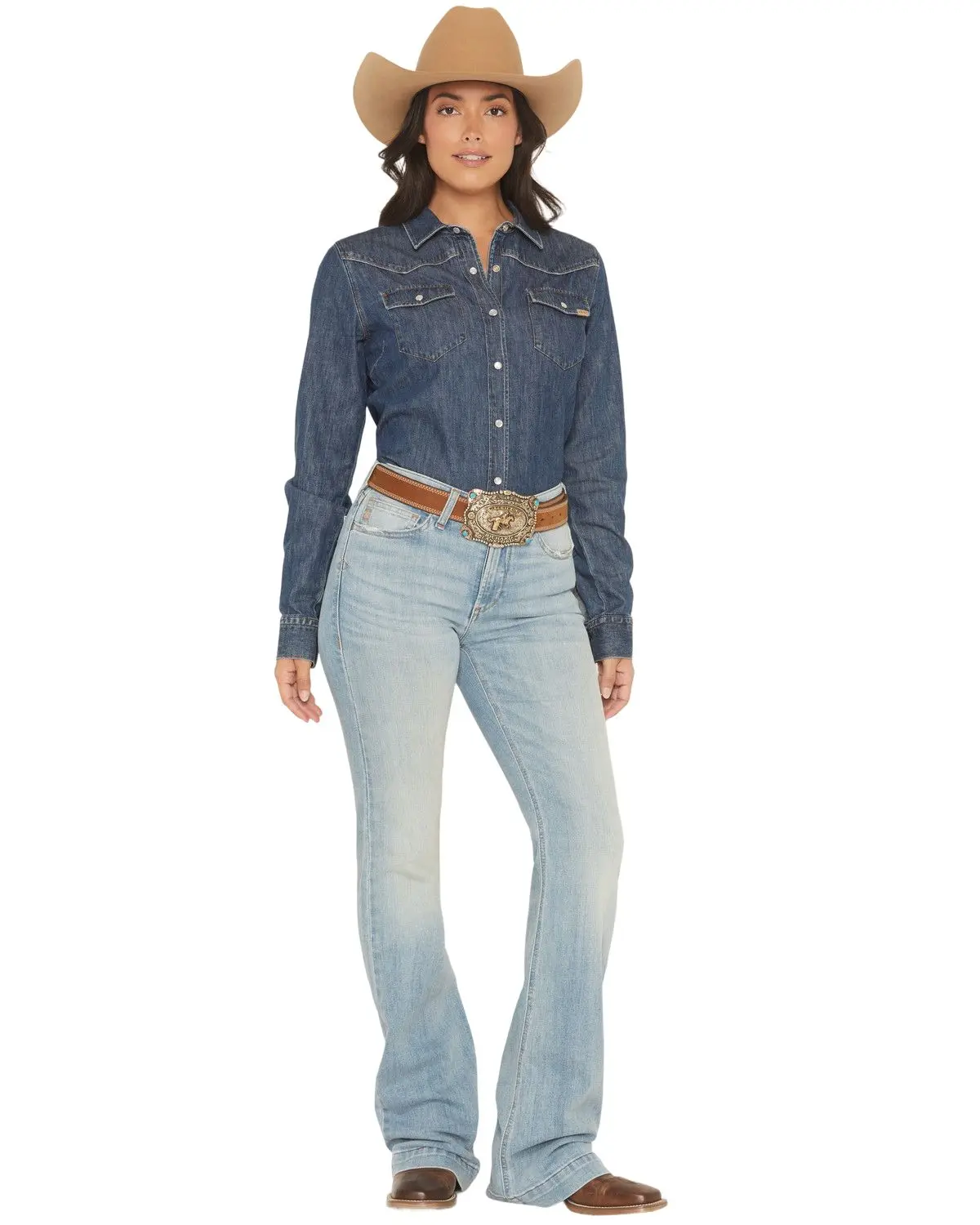 Ariat Women's Women'S Marnie Light Wash Slim Trouser Stretch Denim Jeans - 10072964