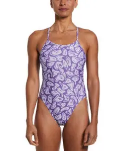 Nike Womens Hydrastrong Multi Print Cutout One Piece