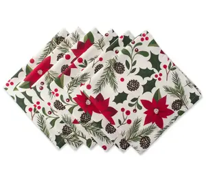 Design Imports Woodland Christmas Napkin Set of6
