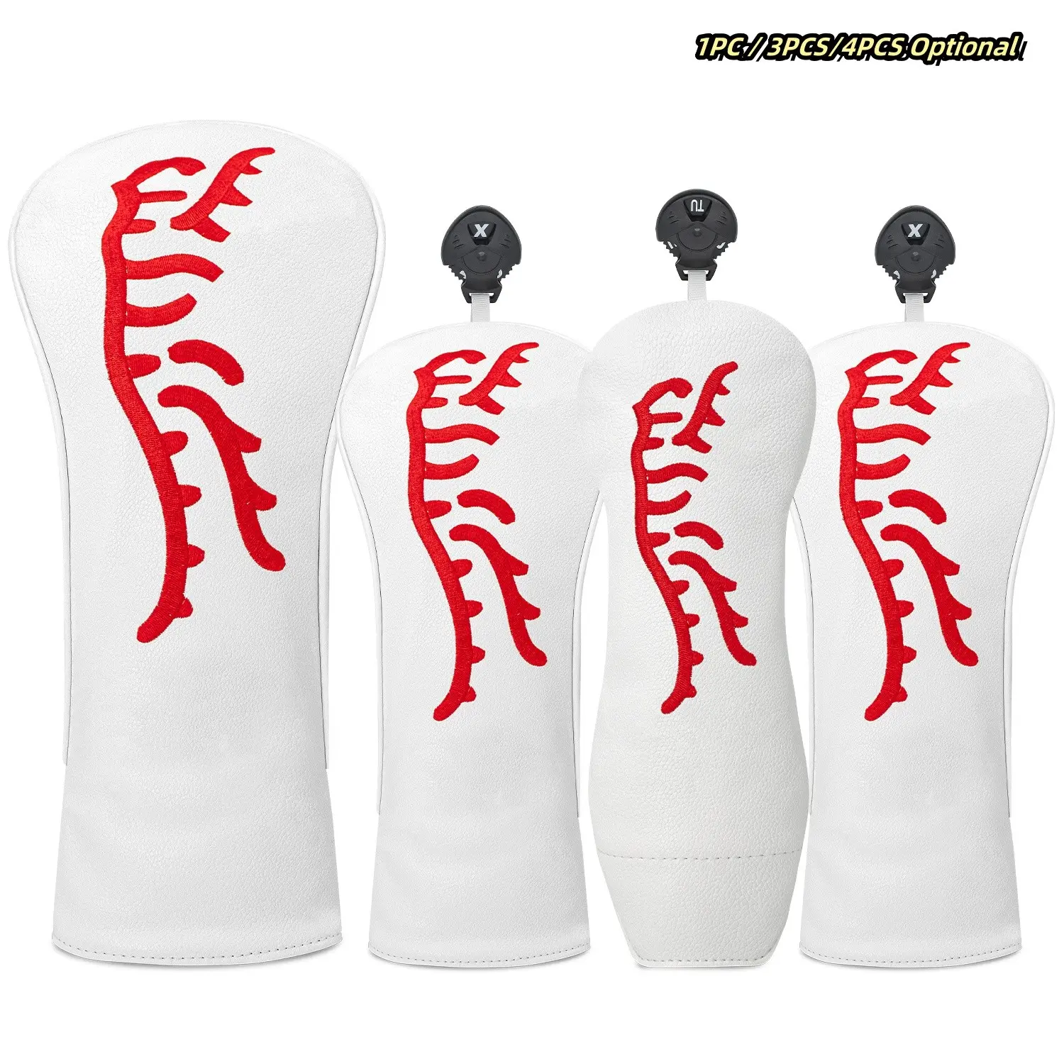 Durable Waterproof Golf Club Head Cover, Golf Accessory, Golf Gear, Golf Supply, Mixed Abstract Tiger Design, Best Protection for Your Golf Club