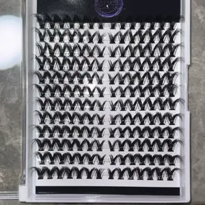 Luxury Cluster Lashes Mixed Lengths for Dramatic Eye Makeup