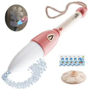 DIY Graffiti Bubbles Pen, LED Light Up Bubbles Sculptor Pen, 2 in 1 Bubbles Toy and Bubbles Drawing Pen for Creative Bubbles Play