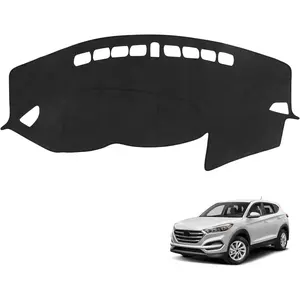Dash Cover Compatible with Hyundai 2016 2017 2018 Tucson Accessories Flannel Dashboard Cover Dash Mat Center Console Cover Sunshield Protector Pad