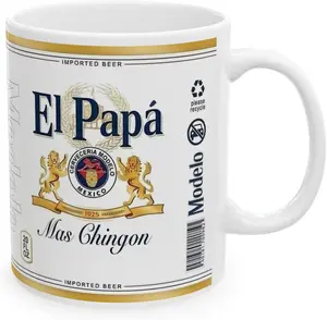 El Papa Mas Chingon Coffee Mug - Funny Gift for Cool Dads, Perfect for Father's Day, Best Dad Ever, Unique & Special