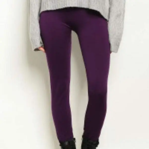 Purple Fleece Leggings