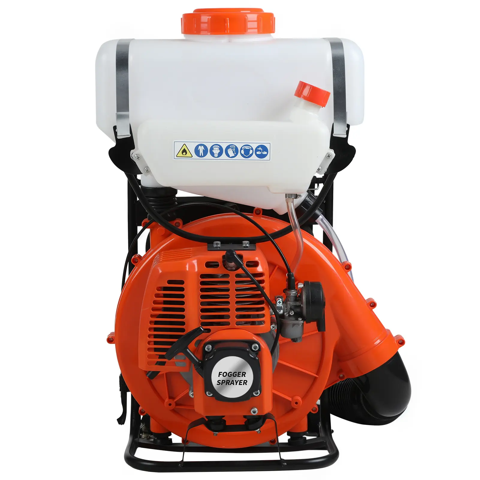 43cc Mosquito Fogger, Gasoline Powered Backpack Cold Fogger, 20L Tank, 39 Feet Spray Range, 7500rpm Insect Control Sprayer for Garden Outdoor Use