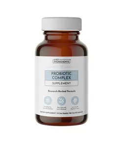 Just Ingredients Probiotic Complex Capsule Supplements – 60 Capsules – 5 Billion CFU with Prebiotics & Postbiotics – Supports Digestive Balance, Gut Health, Immune Function & Nutrient Absorption – Third-Party Tested